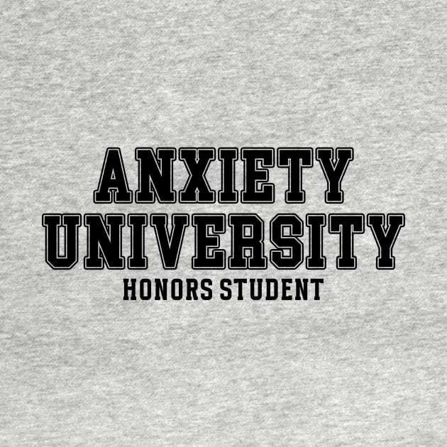 Anxiety University Honors Program Sweatshirt, Y2K Style University Sweatshirt, Mental Health Shirts, Anxiety Shirt, Gag Gift Shirt by Hamza Froug